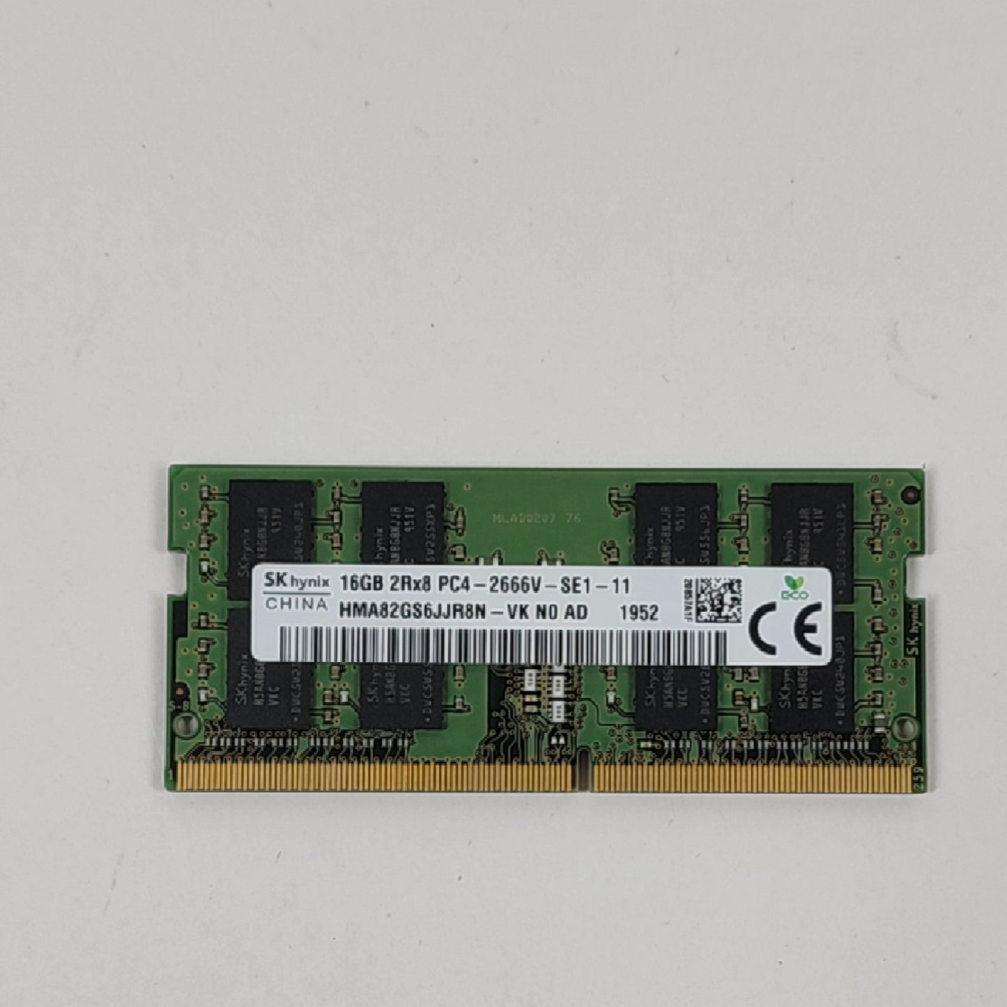 SK Hynix SODIMM 16GB (1x16GB) RAM DDR4 2666MHz HMA82GS6JJRN