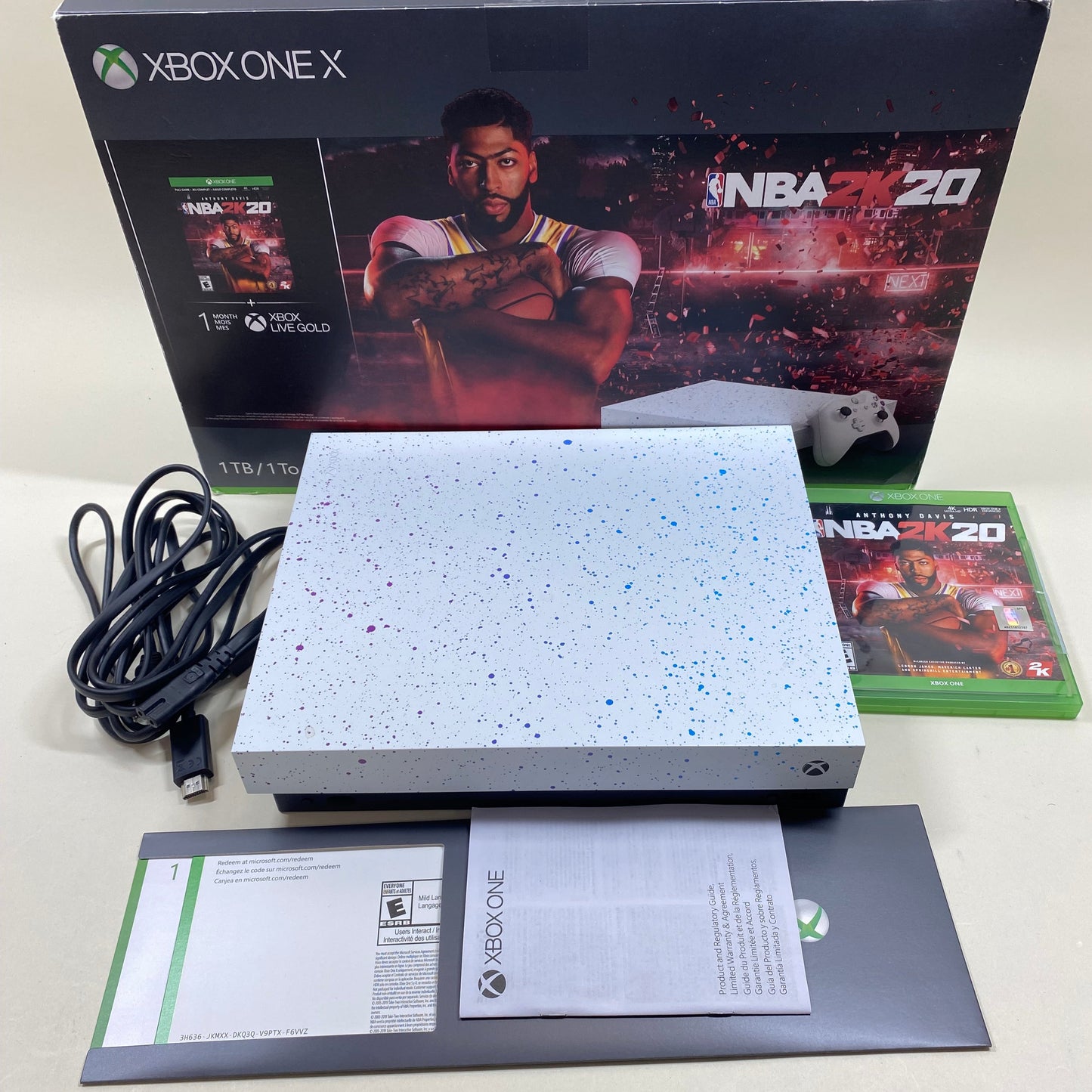 Microsoft Xbox One X 1TB Console Gaming System NBA 2K20 1787