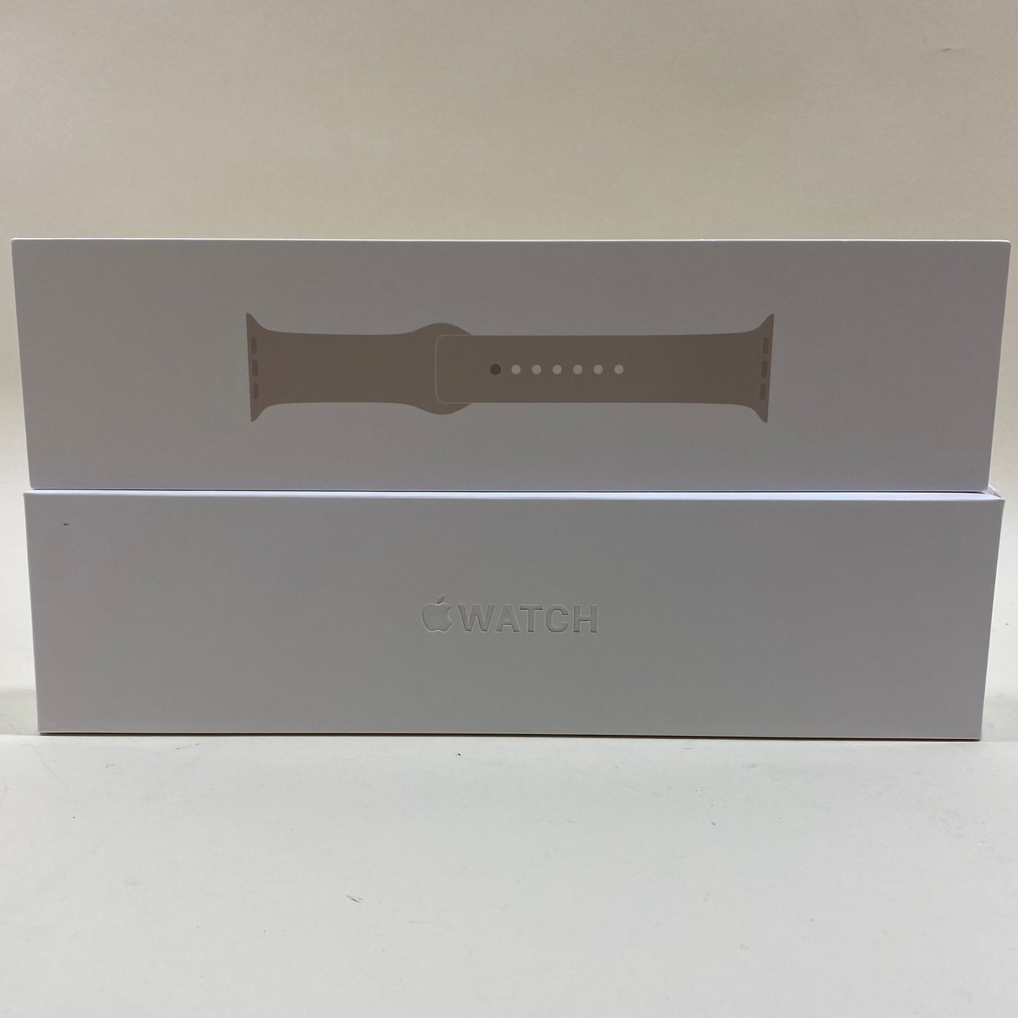 New GPS Only Apple Watch Series 7 41MM Starlight Aluminum Starlight Sport Band