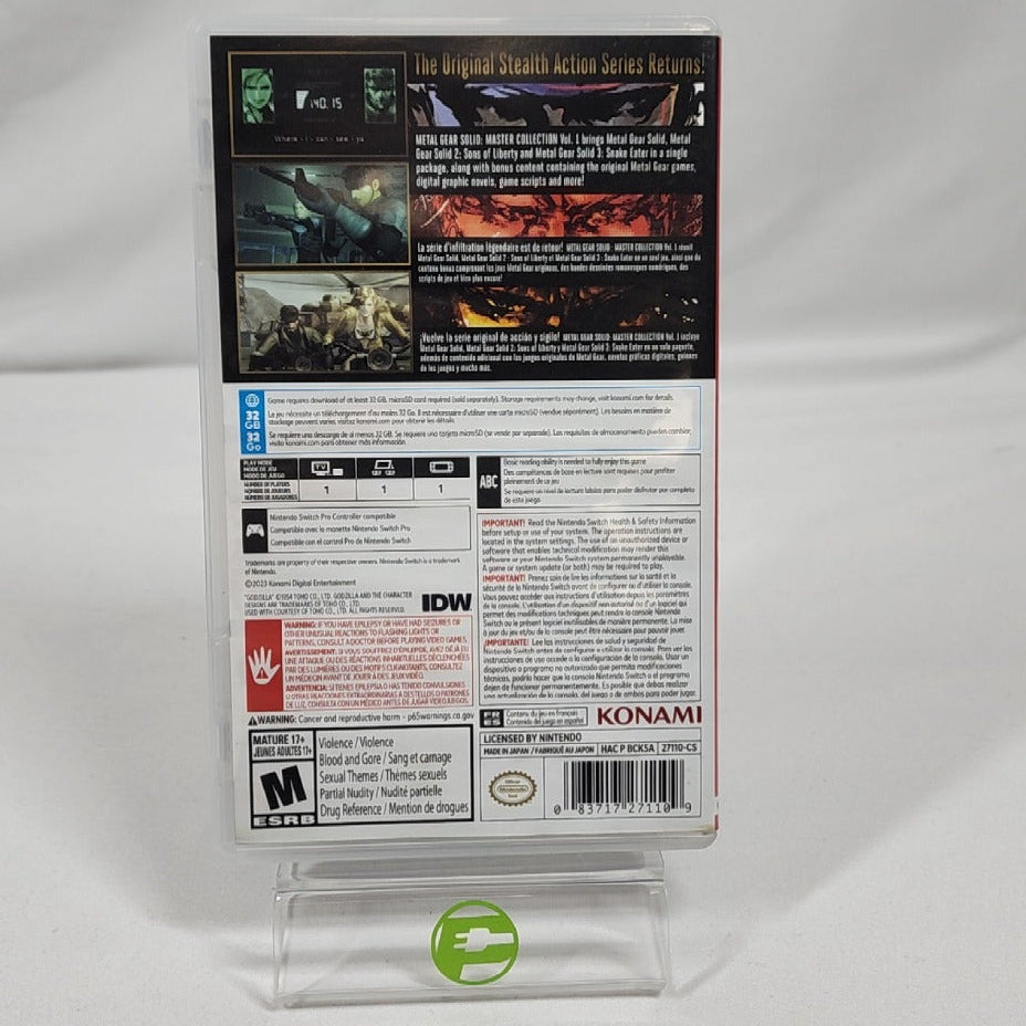 Metal Gear Solid: Master Collection Vol. 1 (Nintendo Switch, 2023) –  PayMore Southside