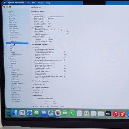 2025 Apple MacBook Air 13" M4 8C GPU 4.5GHz 16GB RAM 256GB SSD A3240
