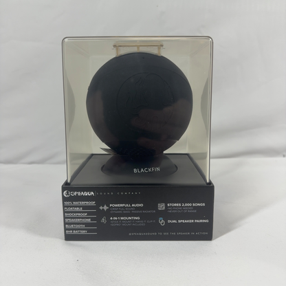 New Speaqua Vibe 2.0 Portable Waterproof Speaker Black