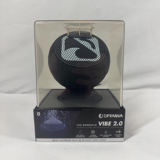 New Speaqua Vibe 2.0 Portable Waterproof Speaker Black